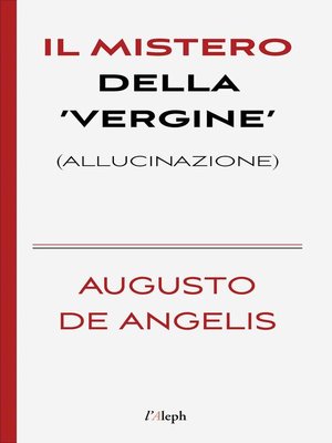 cover image of Il mistero della 'Vergine'